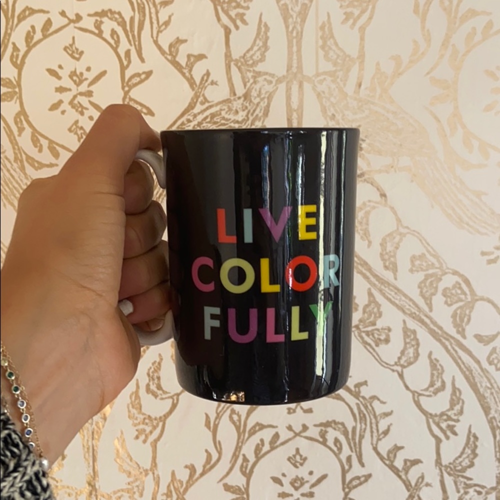 Kate Spade “Live Colorfully” Mug